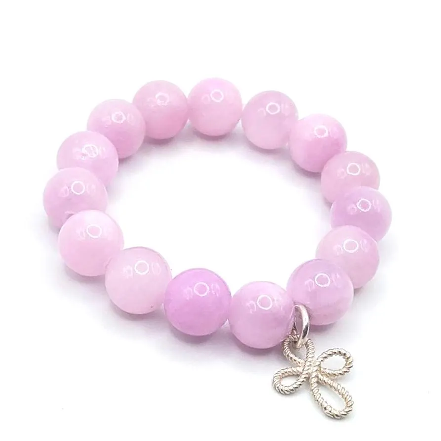 Pink Kunzite Bubble Baby Bracelet